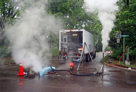 广华办事处CIPP热固化修复技术