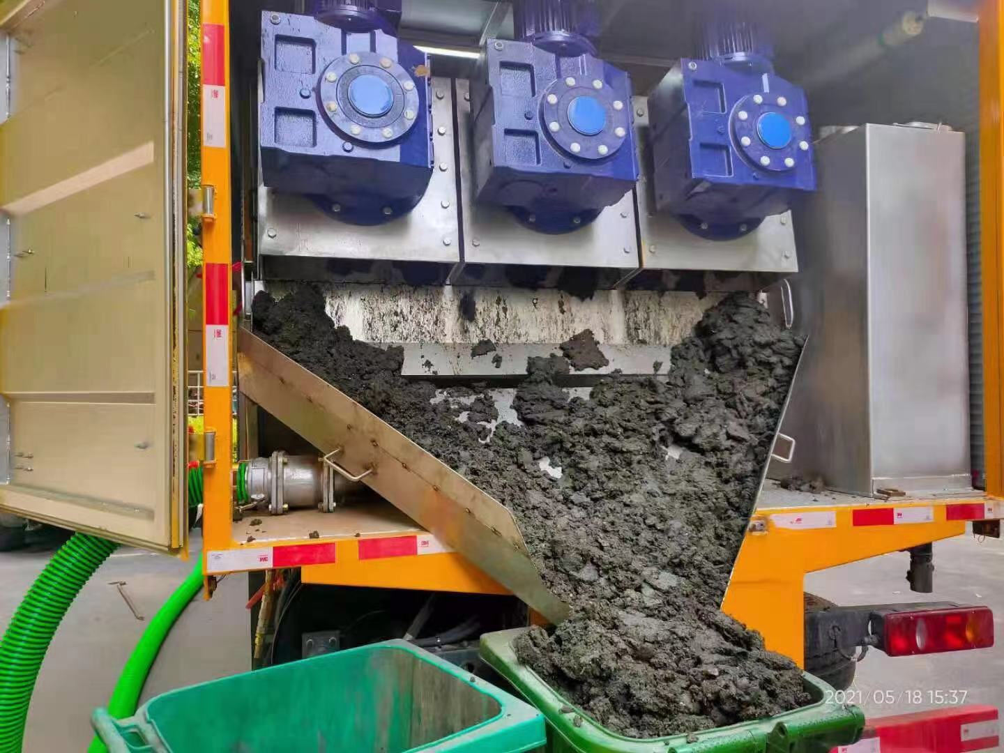 广华办事处化粪池清掏城市维护站-泥浆净化干湿分离处理